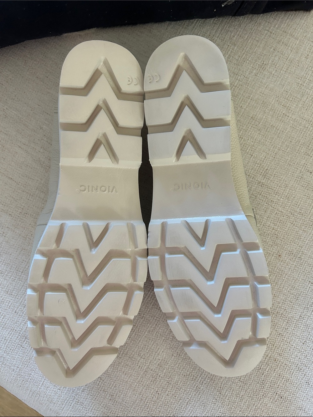 Vionic Women Cheryl II Lug Penny Loafer, Beige, size 11, NEW no tags - Picture 6 of 10